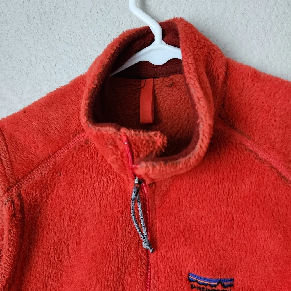 PATAGONIA Regulator‎ Fleece Vest in orange full zip